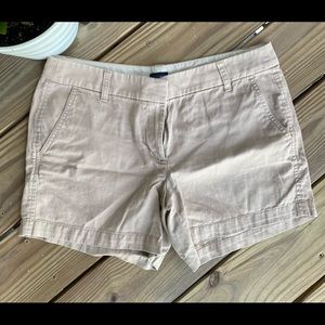 J. CREW Chino Shorts Khaki Size 8